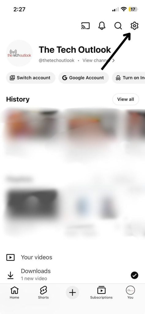 Youtube Take A Break Setting Step 1
