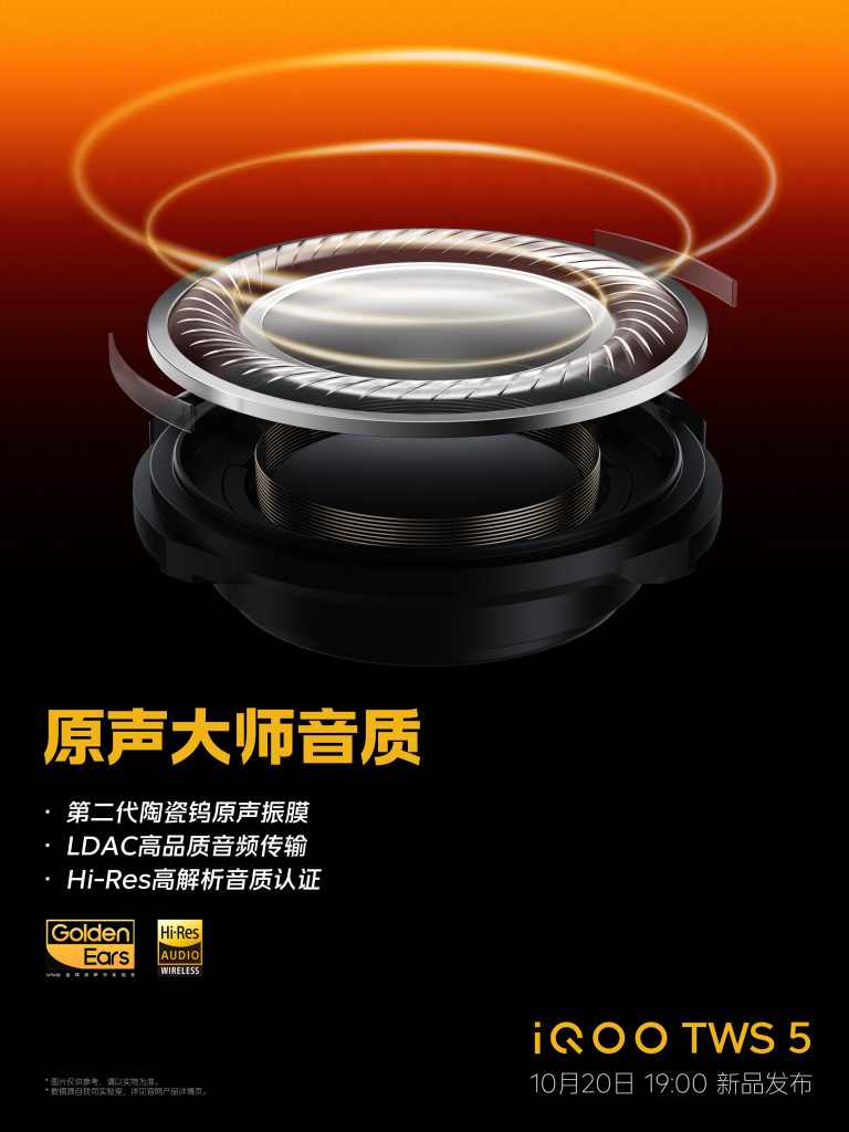 iQOO TWS 5 - Teaser Image