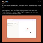 Free Usage Credits for Pro and Max Users on Claude Code Web Version (1)