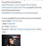 Honor 500 Series - Front and Rear Camera Portrait Mode Live Streaming