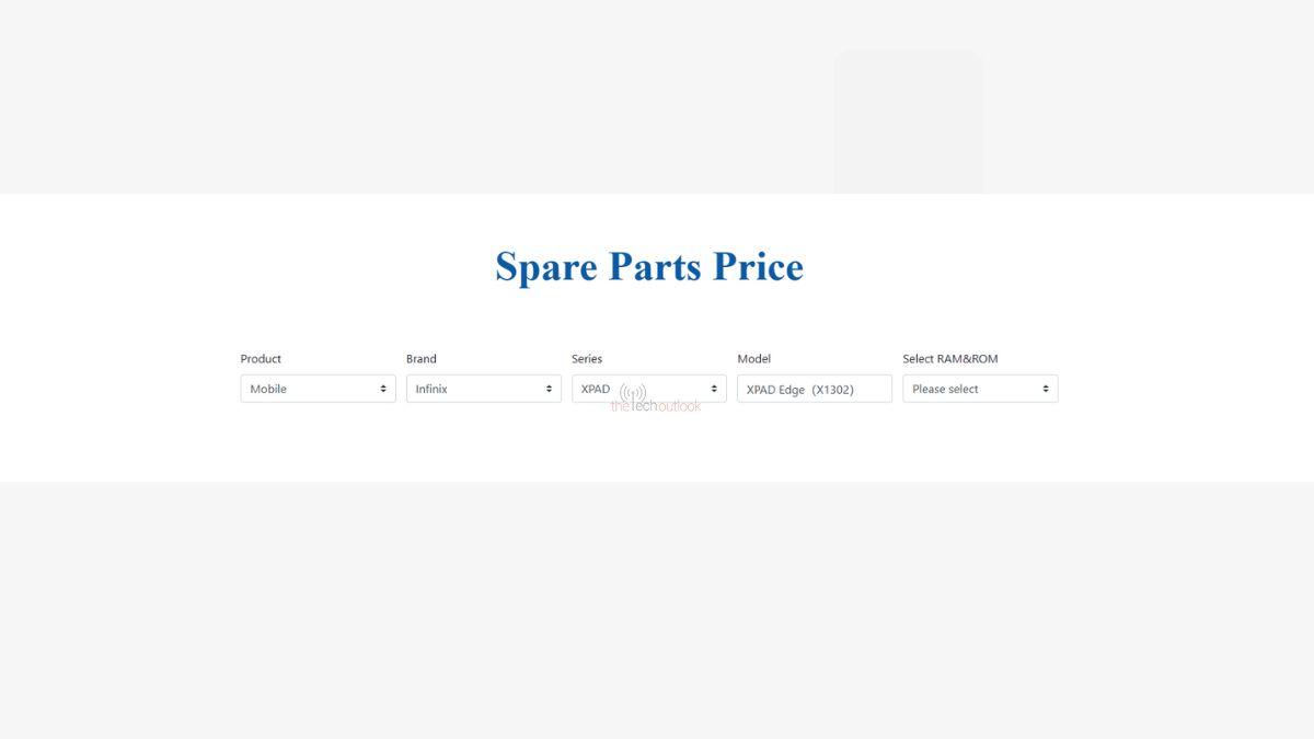 Infinix XPAD Edge - Carlcare India Listing