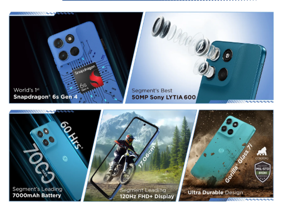 Moto G57 Power Specs teased on Flipkart