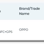 OPPO A6 5G (CPH2831) - IMDA Certification