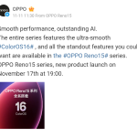 OPPO Reno 15 Series - ColorOS 16