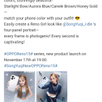 OPPO Reno 15 Series - Teased Color Choices (Weibo Post)