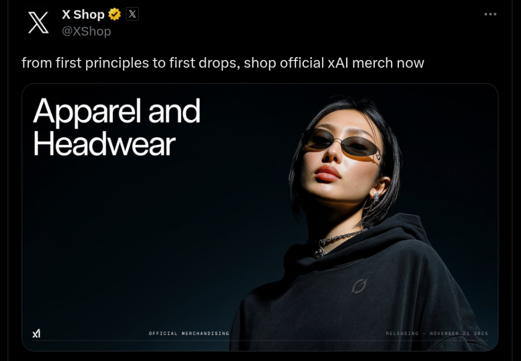 Official X Shop Introduced With Apparels and Headwear - X Post