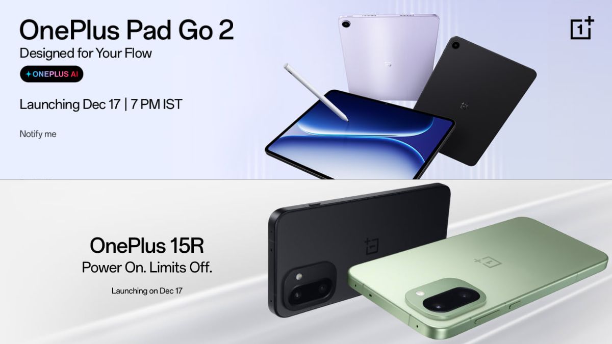 OnePLus Pad Go 2 and OnePlus 15R