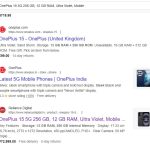 OnePlus 15 5G Listing in India