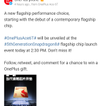 OnePlus Ace 6T - Qualcomm Snapdragon 8 Gen 5 Chip Confirmed