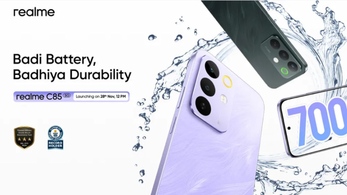 Realme C85 5G Launch Date Banner