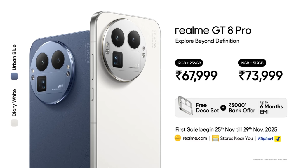 Realme GT 8 Pro - Price and Availability Details