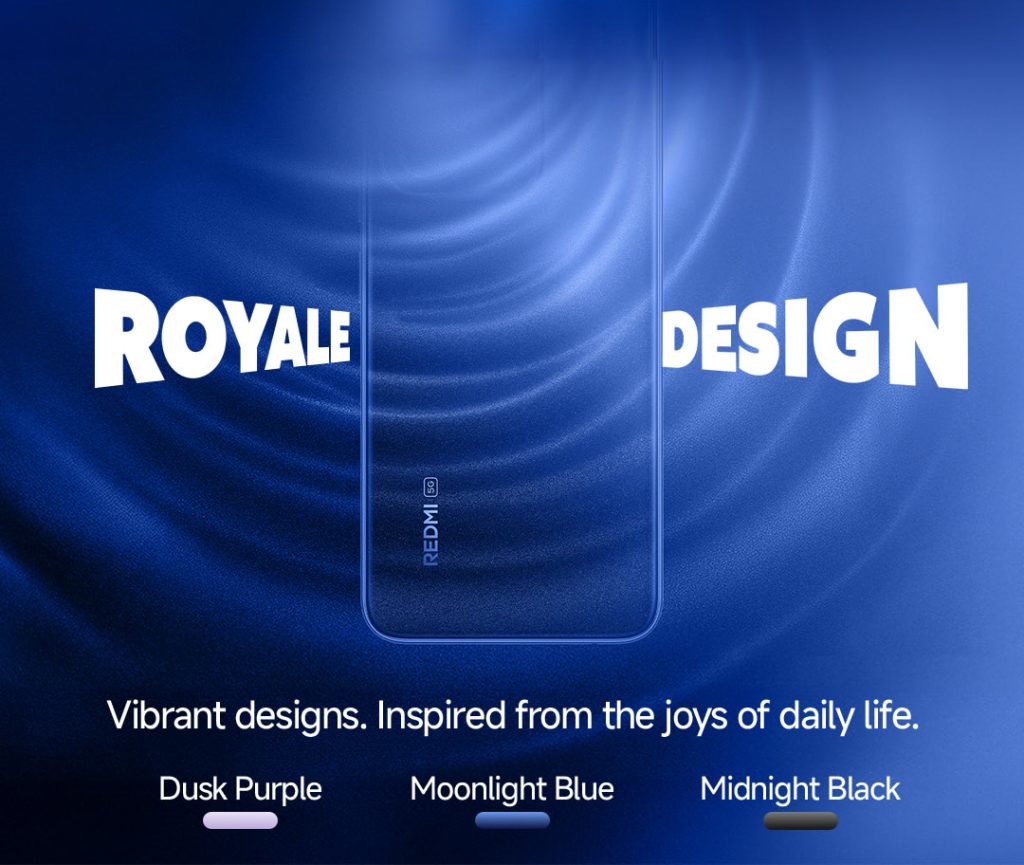 Redmi 15C 5G - Design and Color Choices Revealed