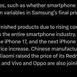 Samsung Galaxy S26 Series Pricing to Hike as a Result of Increased Component Prices - X Post (3)