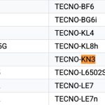 Tecno Pop X - Google Play Console Supported Devices List