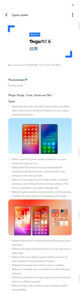 Vivo X200 FE - OriginOS 6 Update - Fulll Image (1)