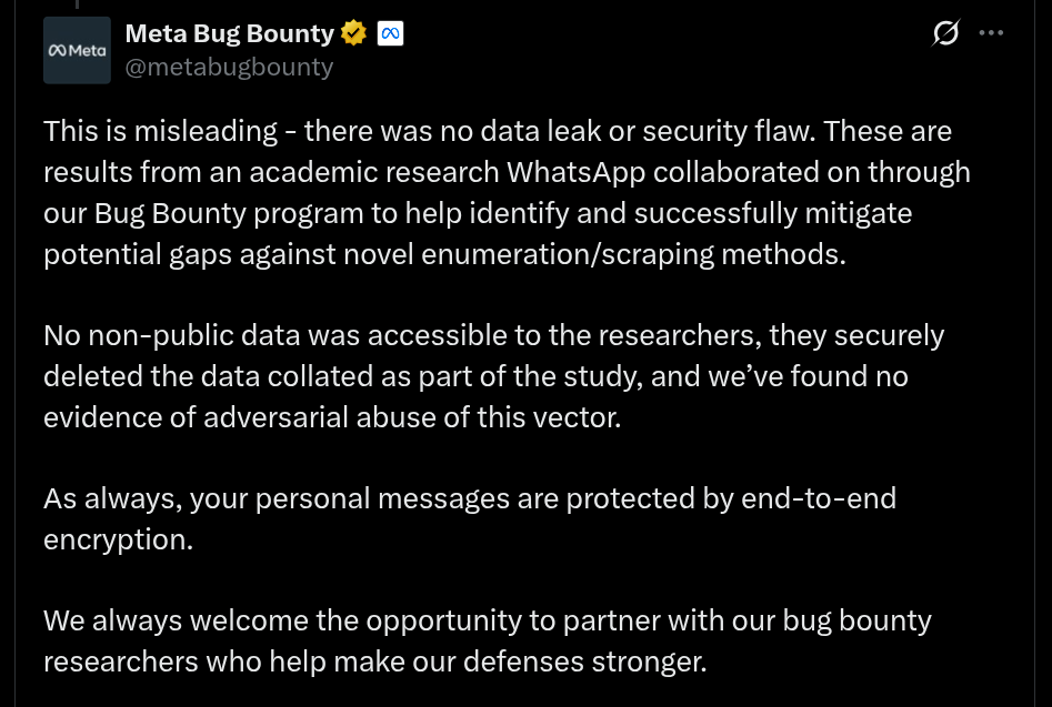 WhatsApp Vulnerability Said to Have Exposed 3.5 Billion Phone Numbers (3)