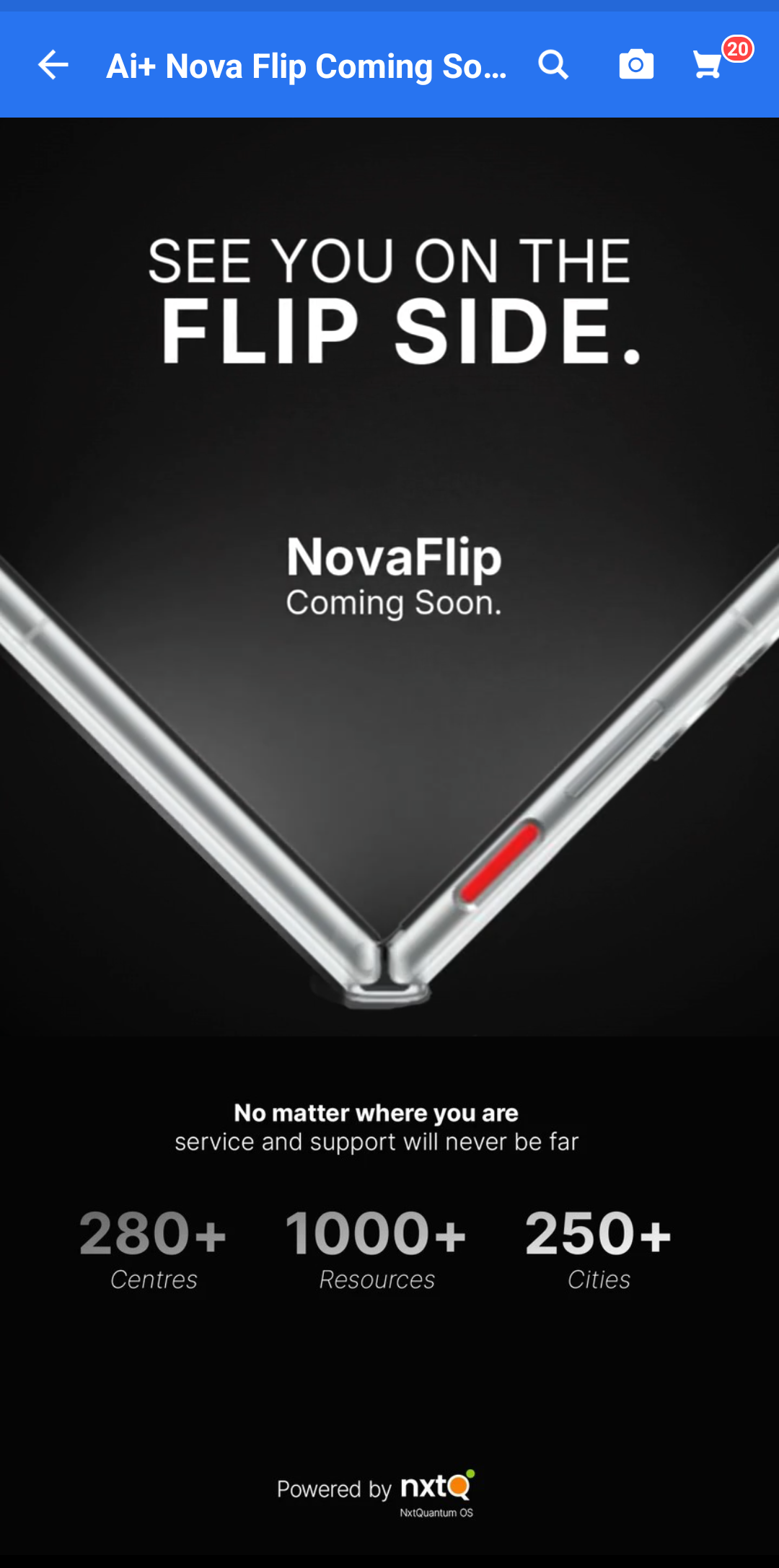 AI+ Nova Flip - Flipkart Listing