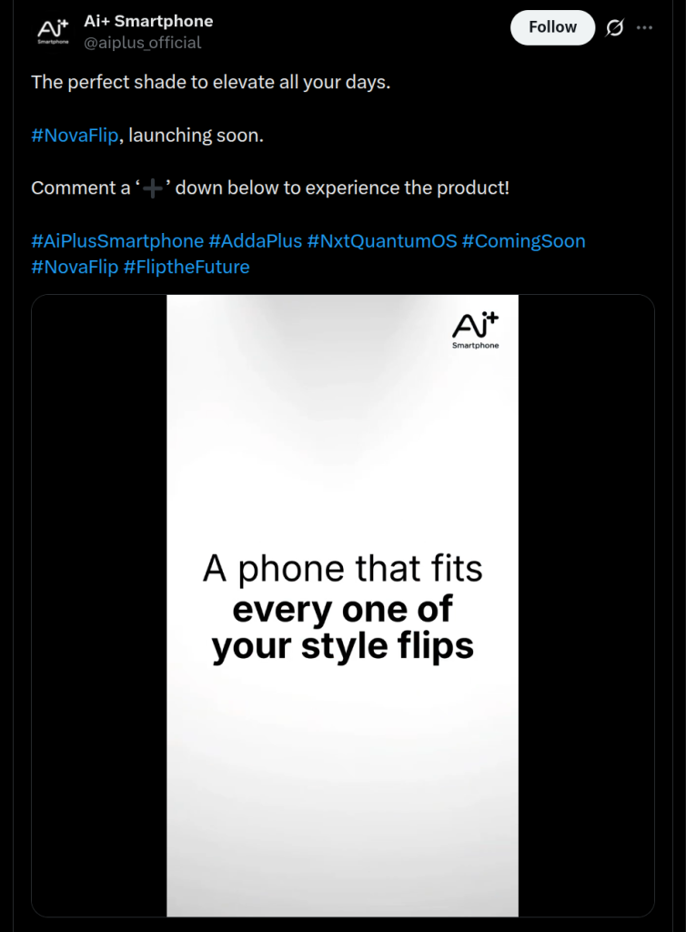 AI+ Nova Flip - X Post (2)
