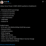 Honor Power 2 (SER-AN00) - Geekbench Listing (X Post)