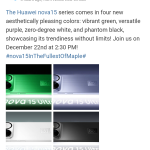 Huawei Nova 15 Series - Weibo (4)
