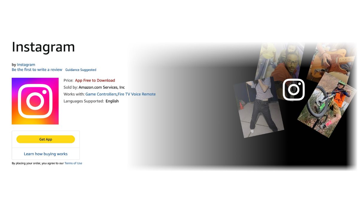 Instagram For TV App on Amazon