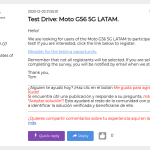 Motorola Begins its Android 16 Program for Moto G56 5G (in LATAM)