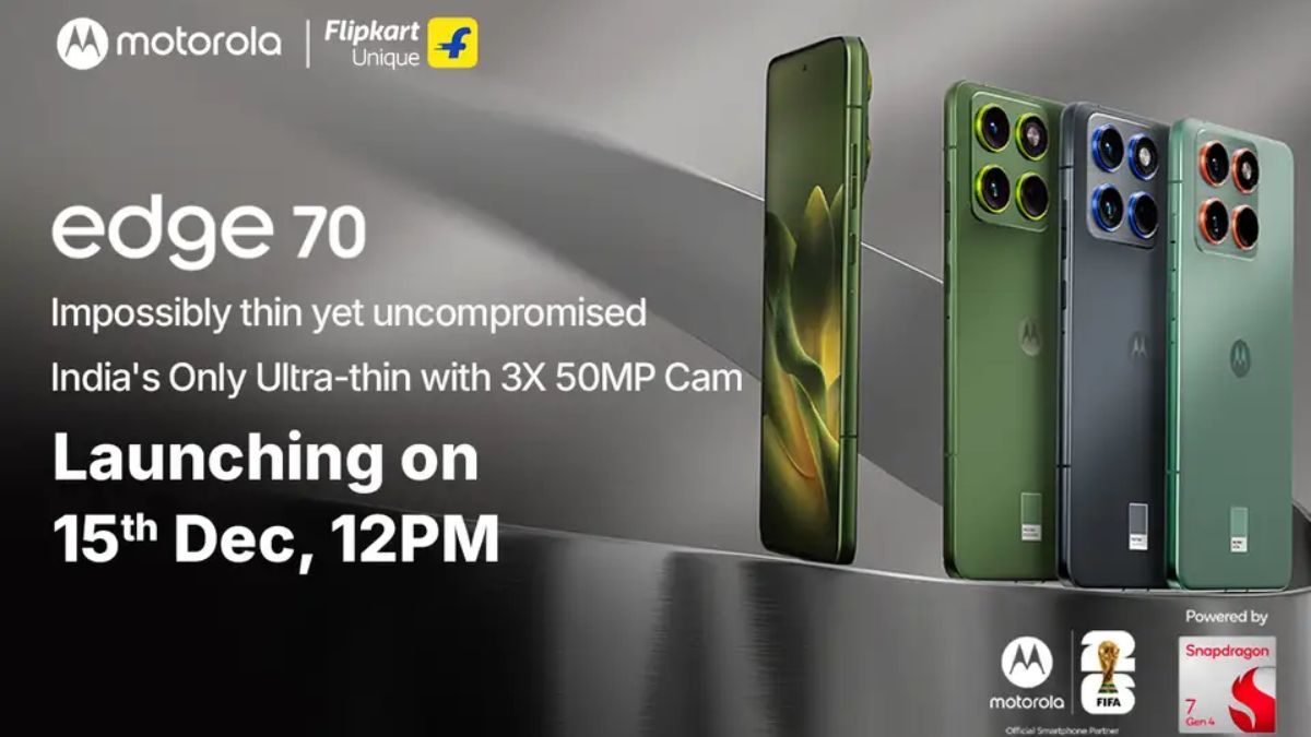 Motorola Edge 70 India launch date