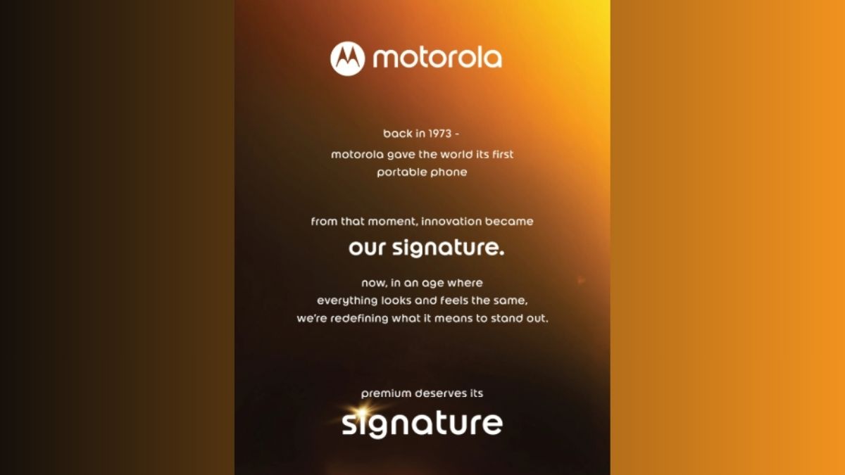 Motorola Signature Smartphone Teaser