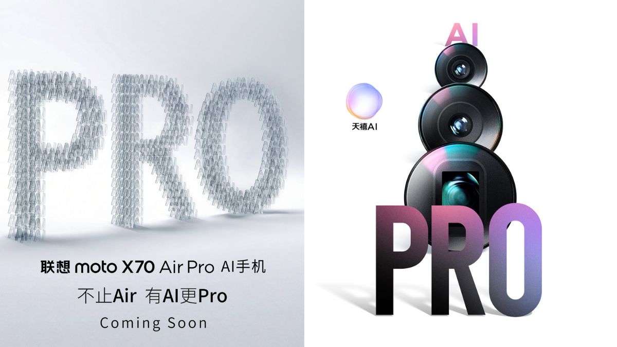 Motorola X70 Air Pro Revealed to Sport a Periscope Telephoto Triple Rear Camera System: Teased as 'a Phone With AI Imaging"