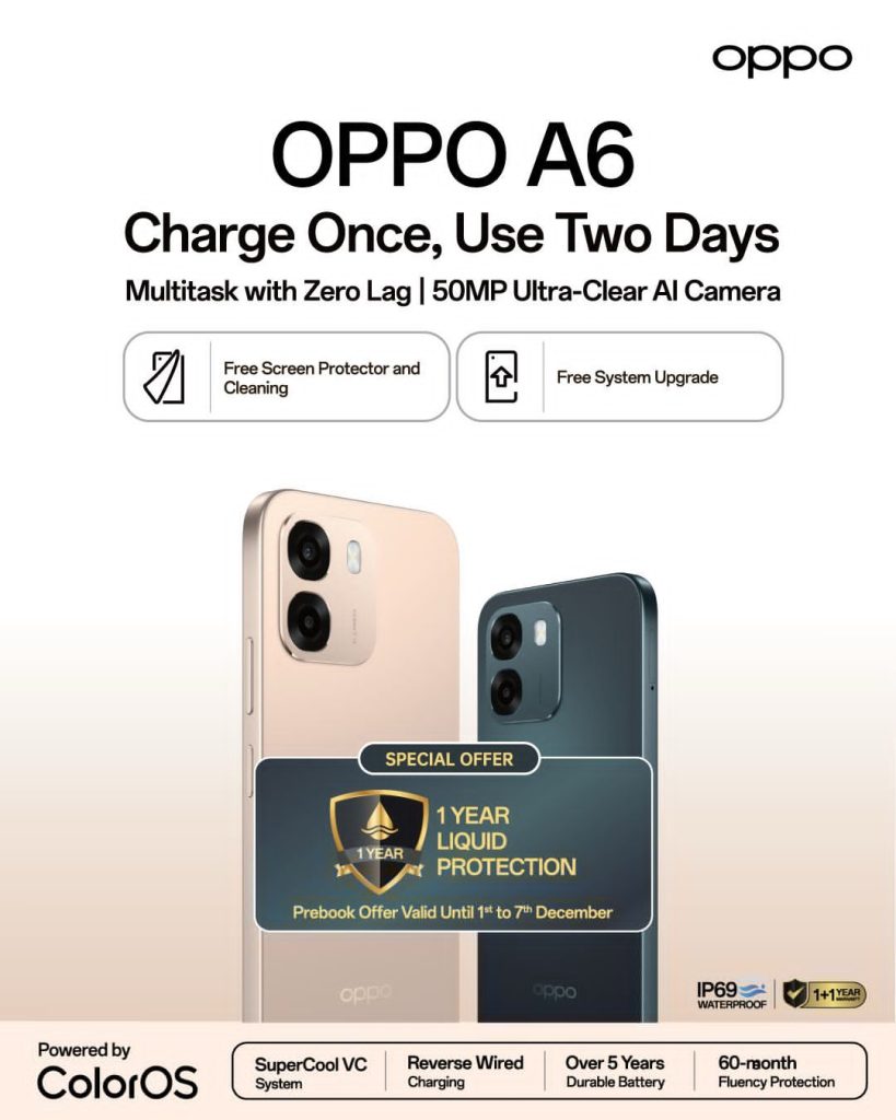 OPPO A6 - Launch Poster