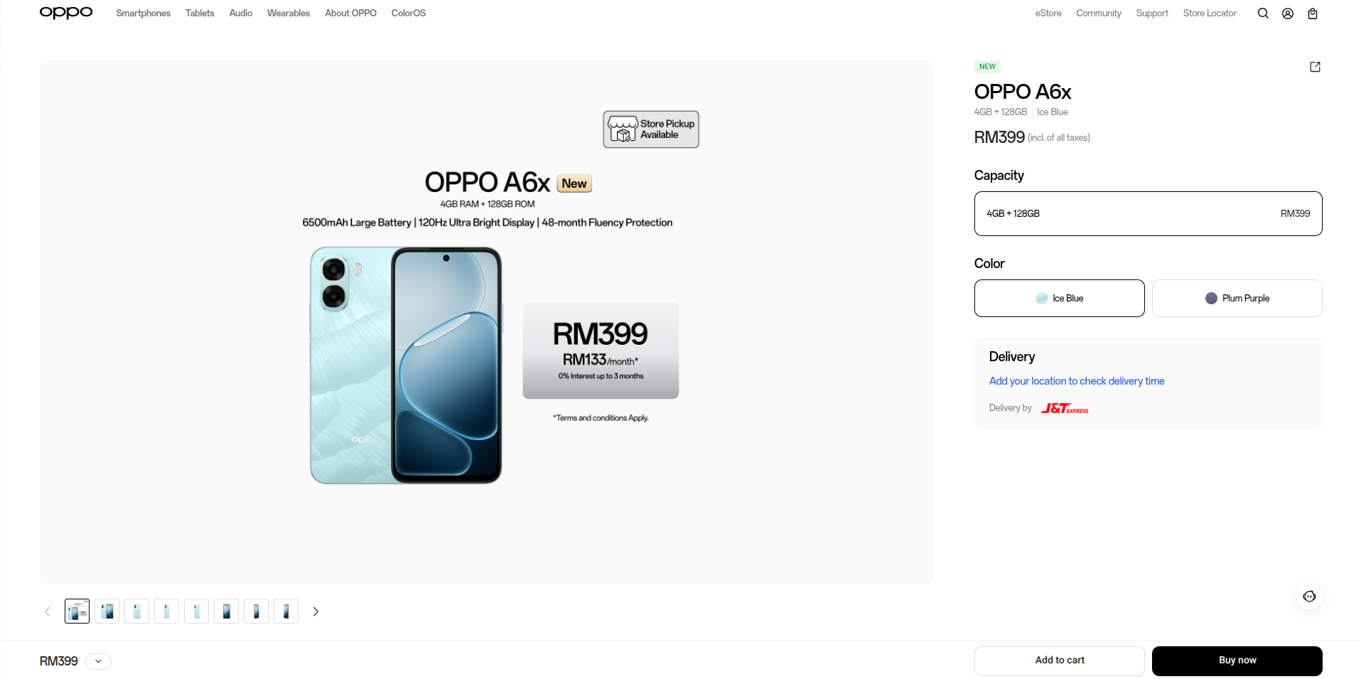 OPPO A6x - Product Page