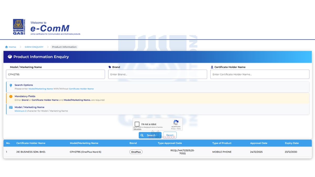 OnePlus Nord 6 spotted on SIRIM