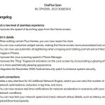 Onelus Open November 2025 Security Patch