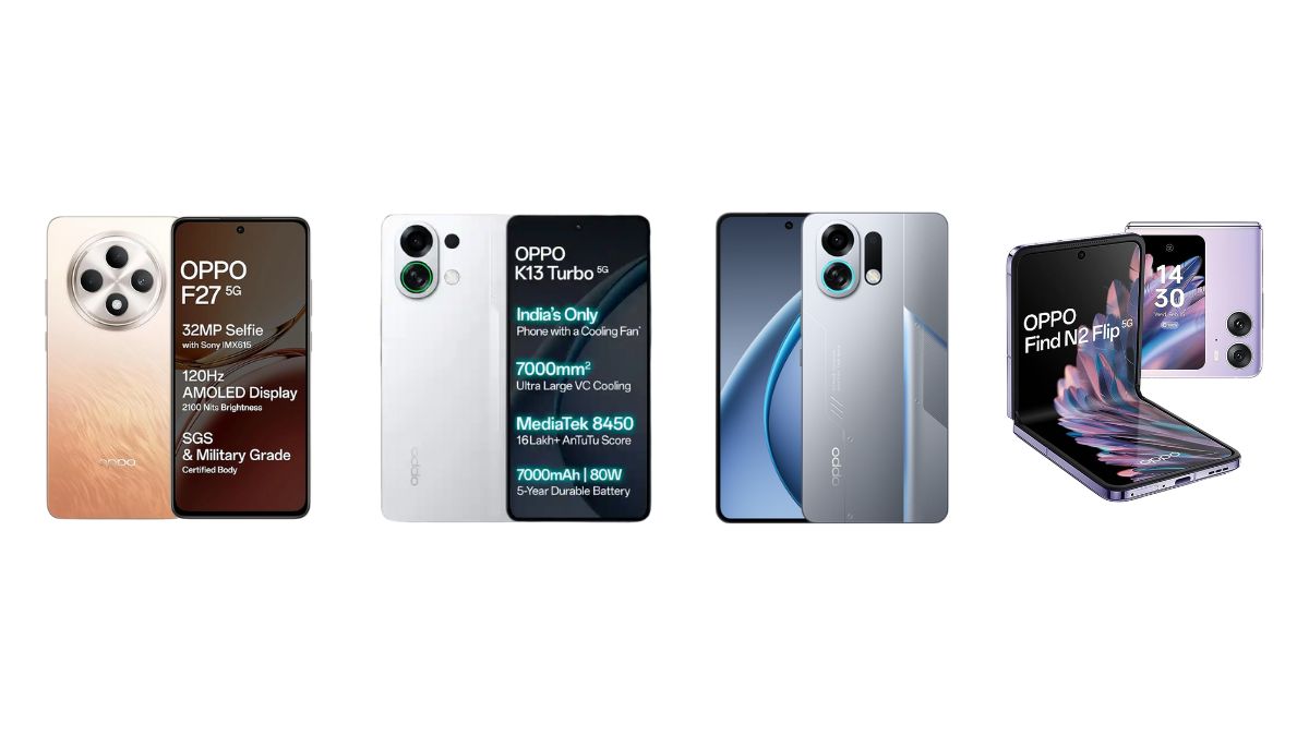 Oppo F27 5G, Oppo k13 Turbo, K13 Turbo Pro and Find N2 Flip