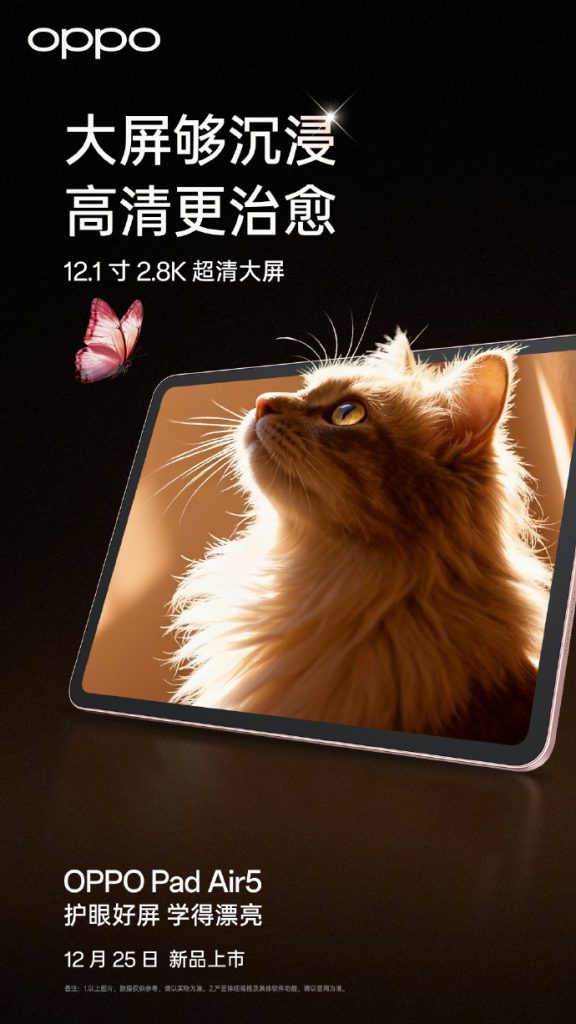Oppo Pad Air Display Specs