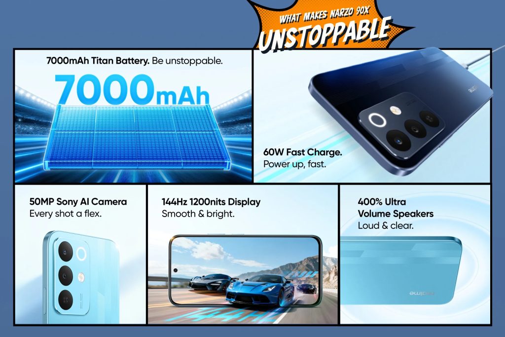 Realme Narzo 90x 5G - Key Specs
