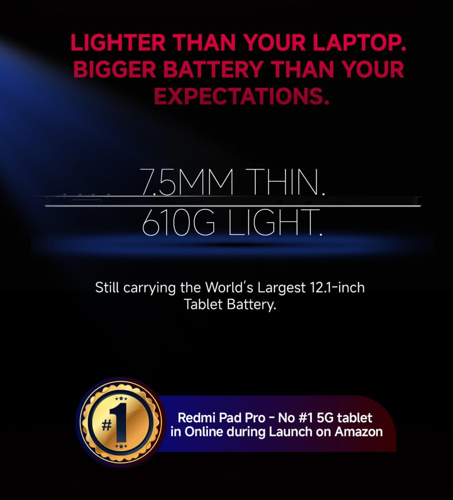 Redmi Pad 2 Pro 5G Thin