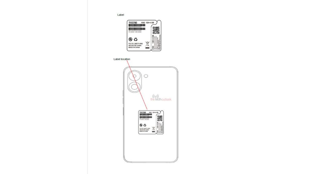 Tecno Pop 20 aka Tecno Pop X aka Tecno Spark Go 3 spotted on FCC