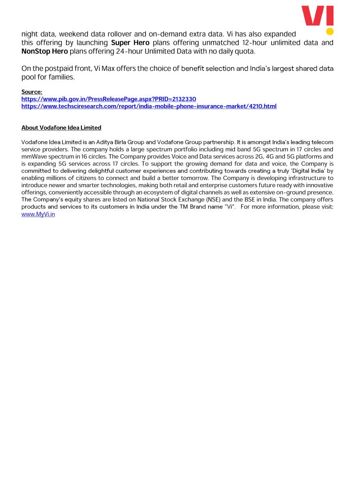 Vodafone Idea - Press Release (2)