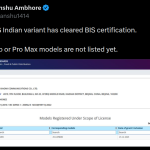 Xiaomi 17 5G Indian Variant - BIS Certification (X Post)