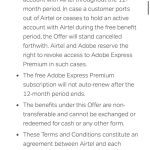 Airtel Adobe Express Premium