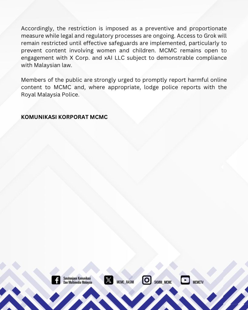 MCMC Statement on Grok AI_1