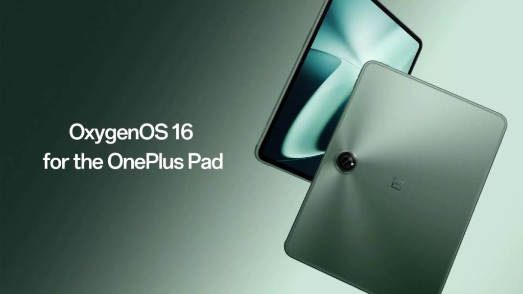OxygenOS 16 stable rollout for OnePlus Pad announced with December 2025 ...