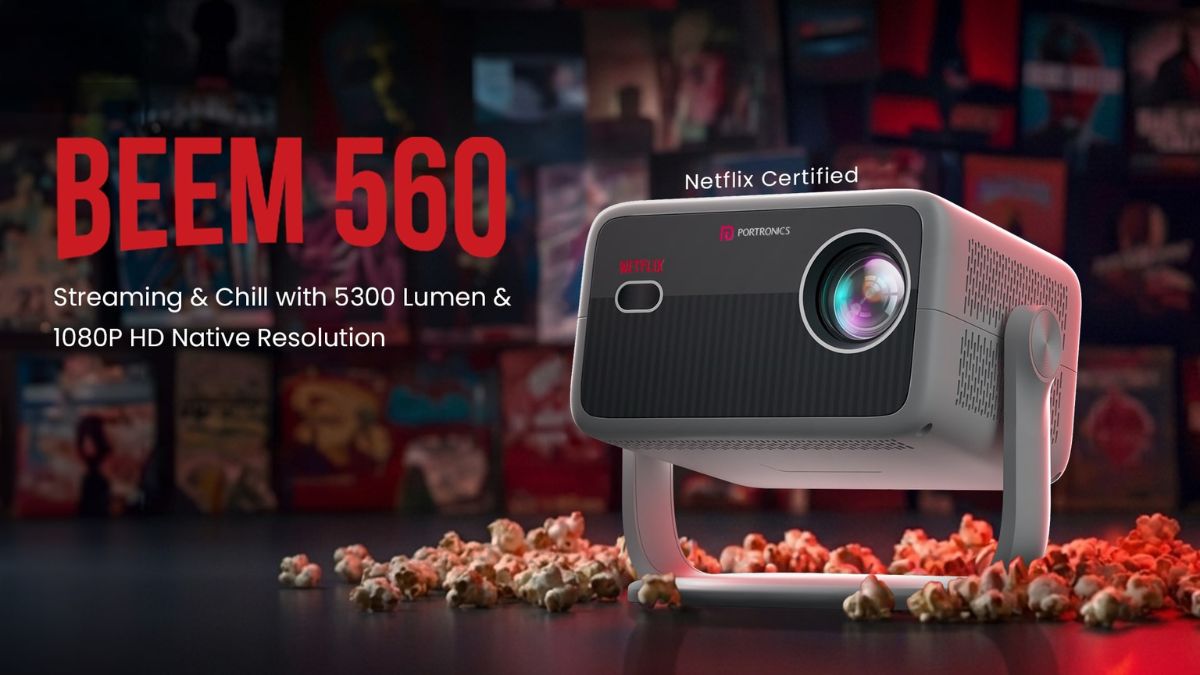 Portronics Beem 560 Smart LED Projector .