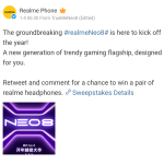 Realme Neo 8 - New Generation of Trendy Gaming Flagship (Weibo)