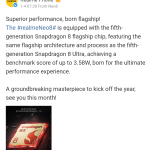 Realme Neo 8 - Snapdragon 8 Gen 5 (Weibo)