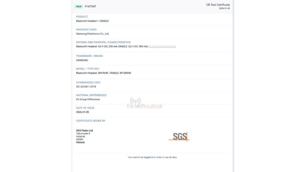 Samsung Galaxy Buds 4 Pro spotted on SGS