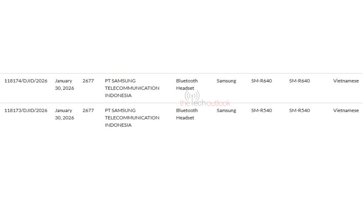 Samsung Galaxy Buds 4 Series spotted on SDPPI