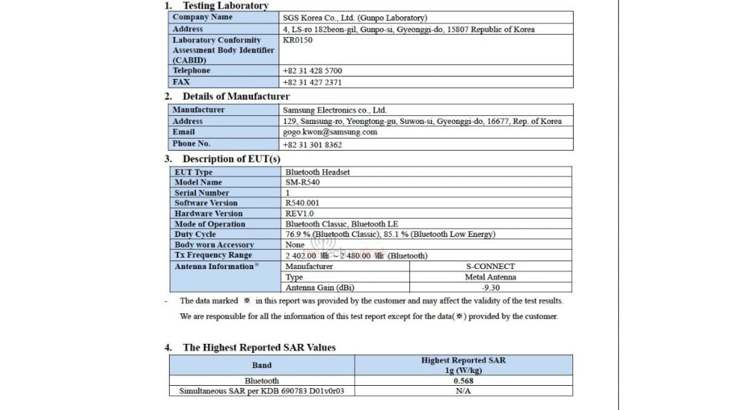 Samsung Galaxy Buds 4 spotted on FCC_