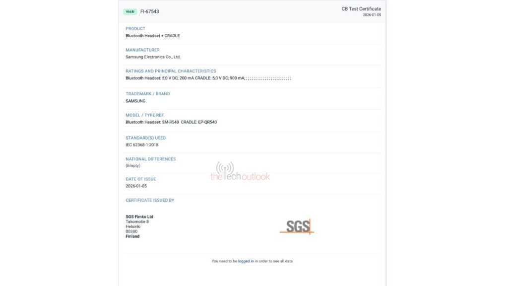 Samsung Galaxy Buds 4 spotted on SGS